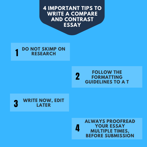 compare and contrast essay topics