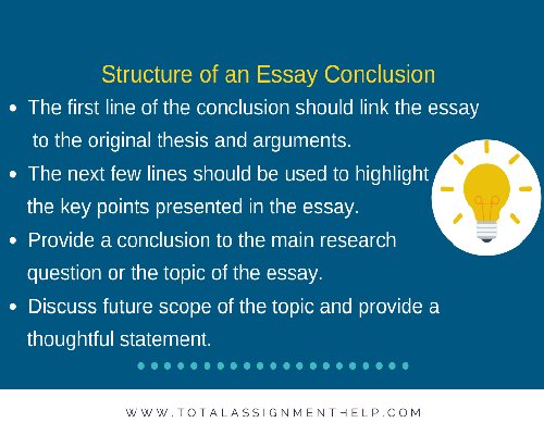essay conclusion structure