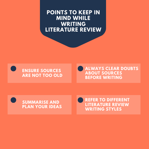 How to write a literature review