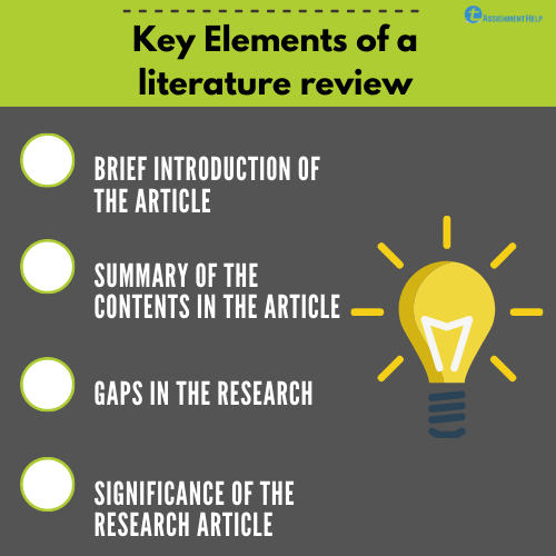 How to write a literature review
