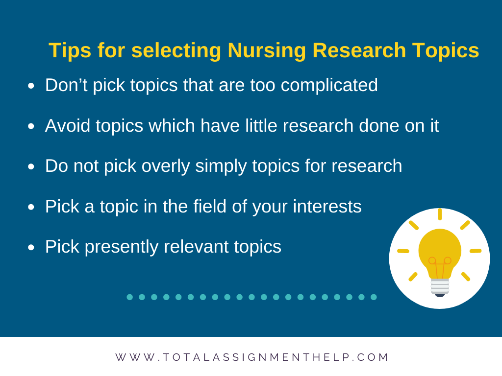 good topics for research papers in nursing