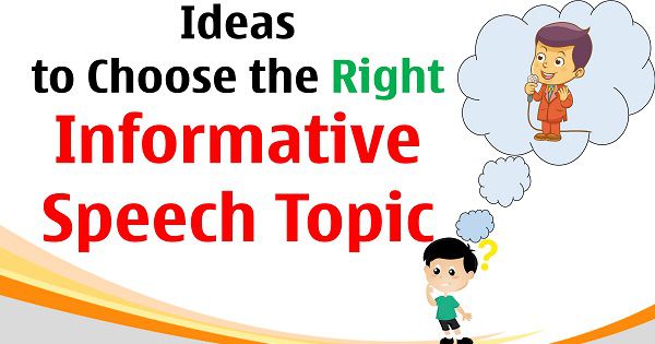 what are good informative speech topics