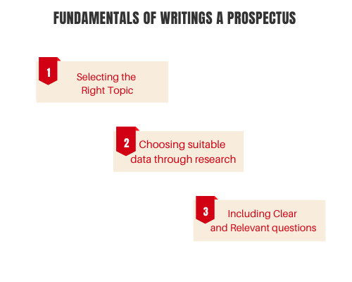 how to write a prospectus