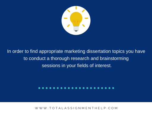 Marketing Dissertation Topics