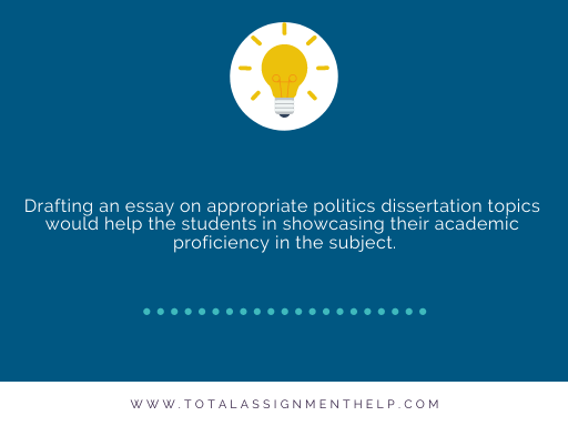 Politics dissertation topics