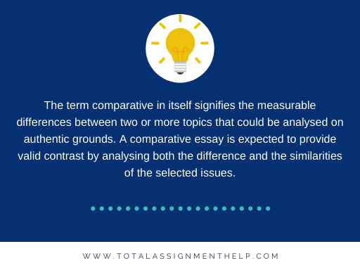 Comparative Essay Example