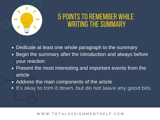 How to Write a Reaction Paper