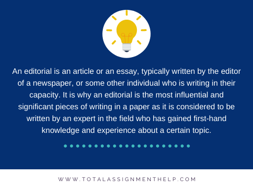How to write an editorial