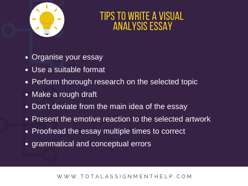 How to write a visual analysis essay