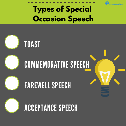 Special occasion speech