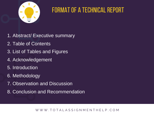 assignment for technical report writing