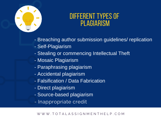 types of plagiarism