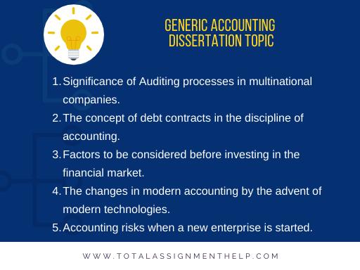 accounting masters dissertation topics