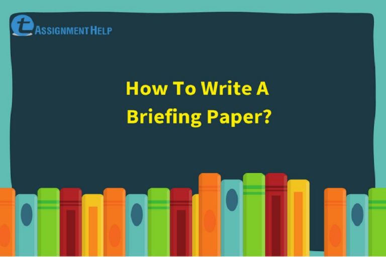 how to write a briefing paper for university