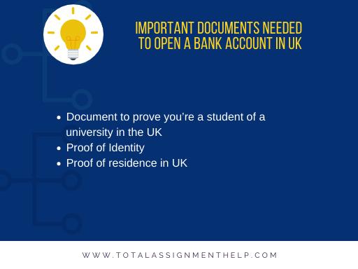 Open a bank accounts in UK