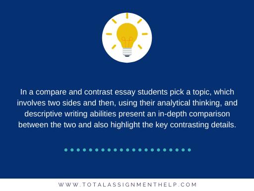 compare and contrast essay student