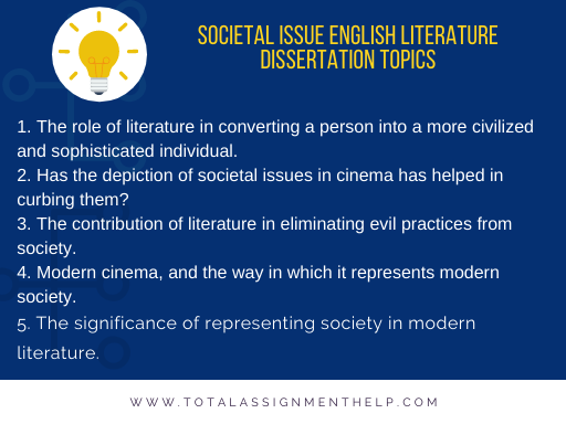dissertation topics english literature