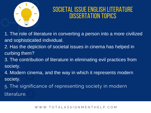 dissertation topics in english literature