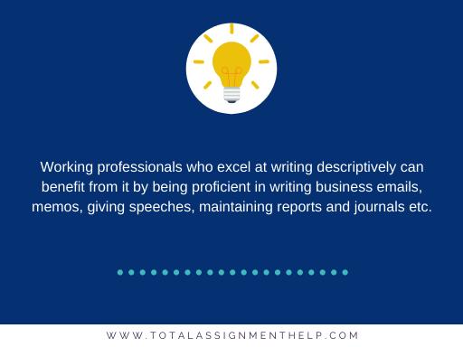 excel at writing descriptively