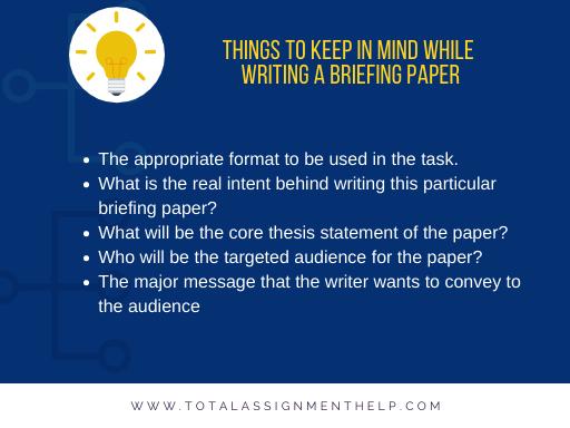 how to write briefing paper how to write briefing paper