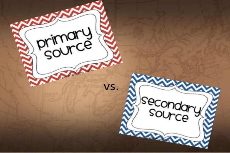 Primary and Secondary Sources Analysis With Examples Total