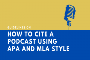 how to cite podcast apa in text