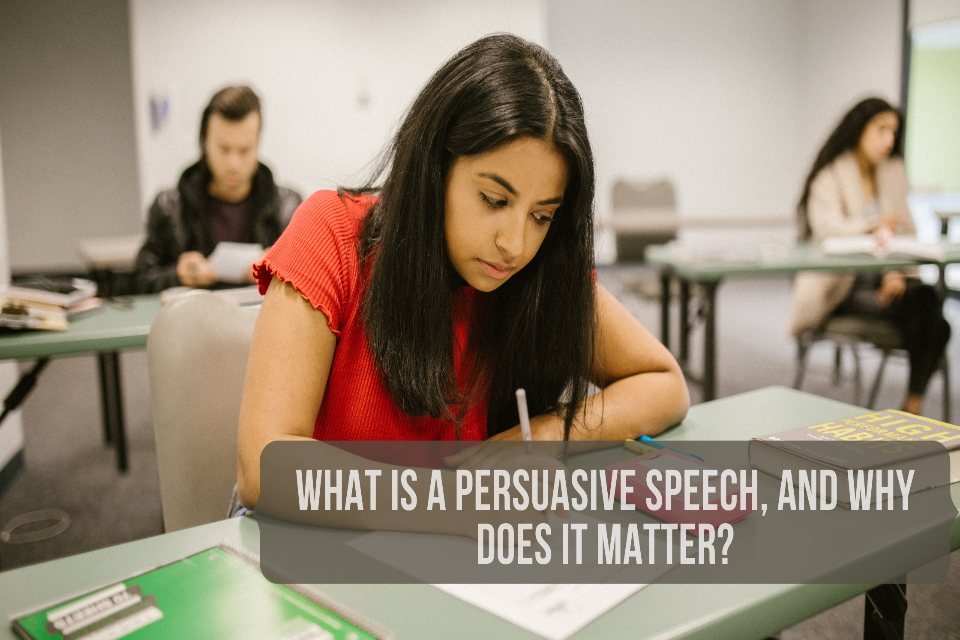 which purpose might a political persuasive speech serve