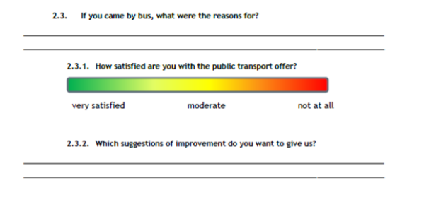 Appendix 2 in sustainable tourism assignment