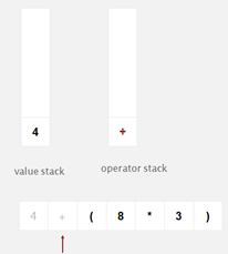 Evaluate arithmetic equ 4