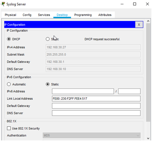 Finance Solutions Network Topology