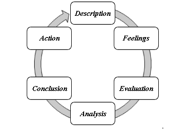 Gibbs Reflective Cycle in capstone reflection essay
