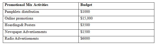 Marketing Management Budget Allocation