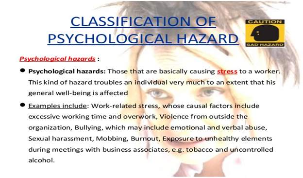 Psychological Hazards in risk management assignment