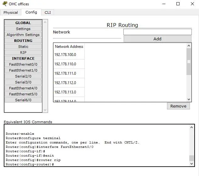 Routing Protocols in network design assignment