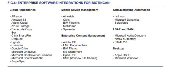 Software integrations BTH business model