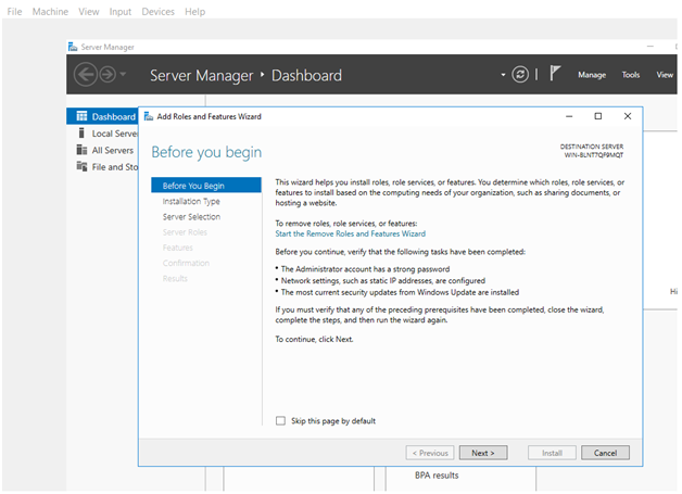 Windows Server 2012 R2 Installation