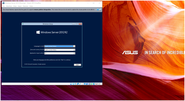 Windows Server 2012 R2 Installation