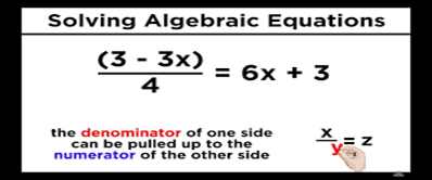  algebraic equations