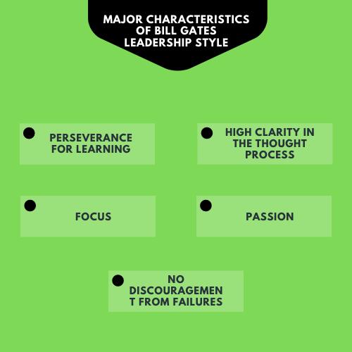 Characteristics of Bill Gates leadership style
