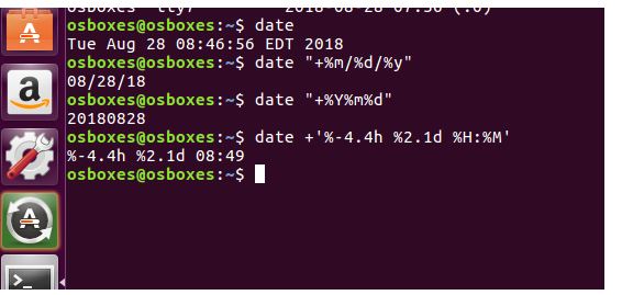 Date command in os assignment