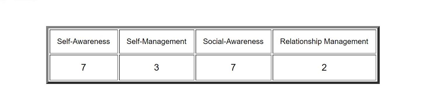 emotional intelligence assignment