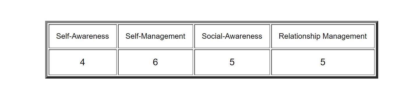 emotional intelligence assignment