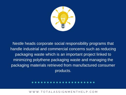Nestle corporate social responsibility