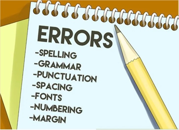 proofreading error checking
