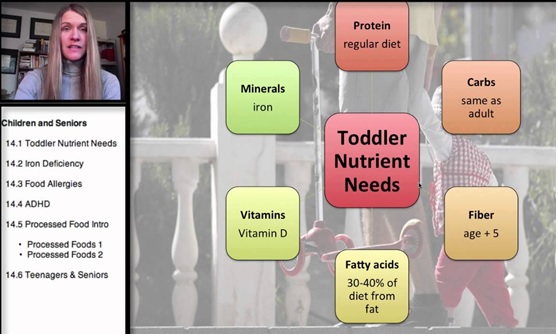 regular diet of toddler