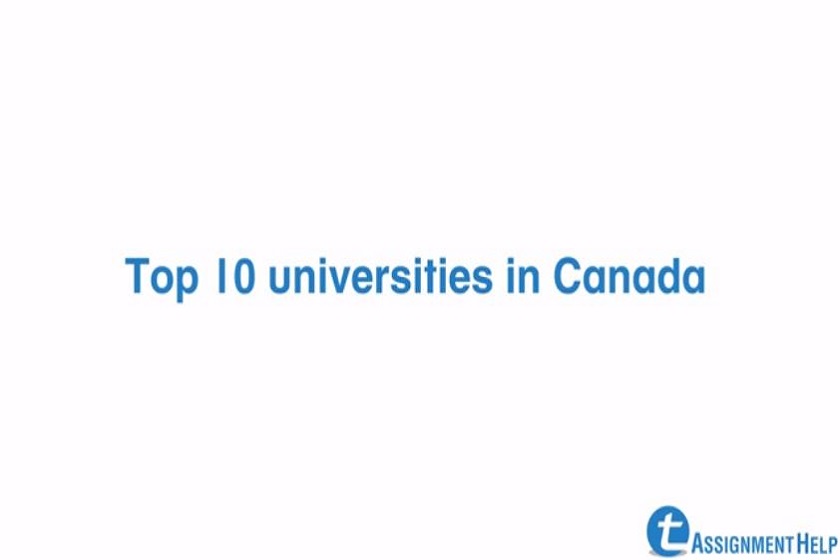 
Canada Top Universities